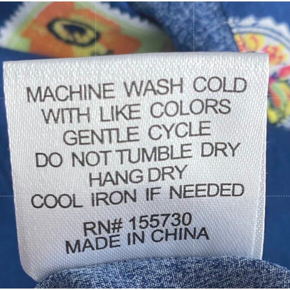 Jane & Delancey Exotic Animal Stamps Button Up Shirt 1X 2X 3X Navy Tropical NWT - Picture 4 of 8